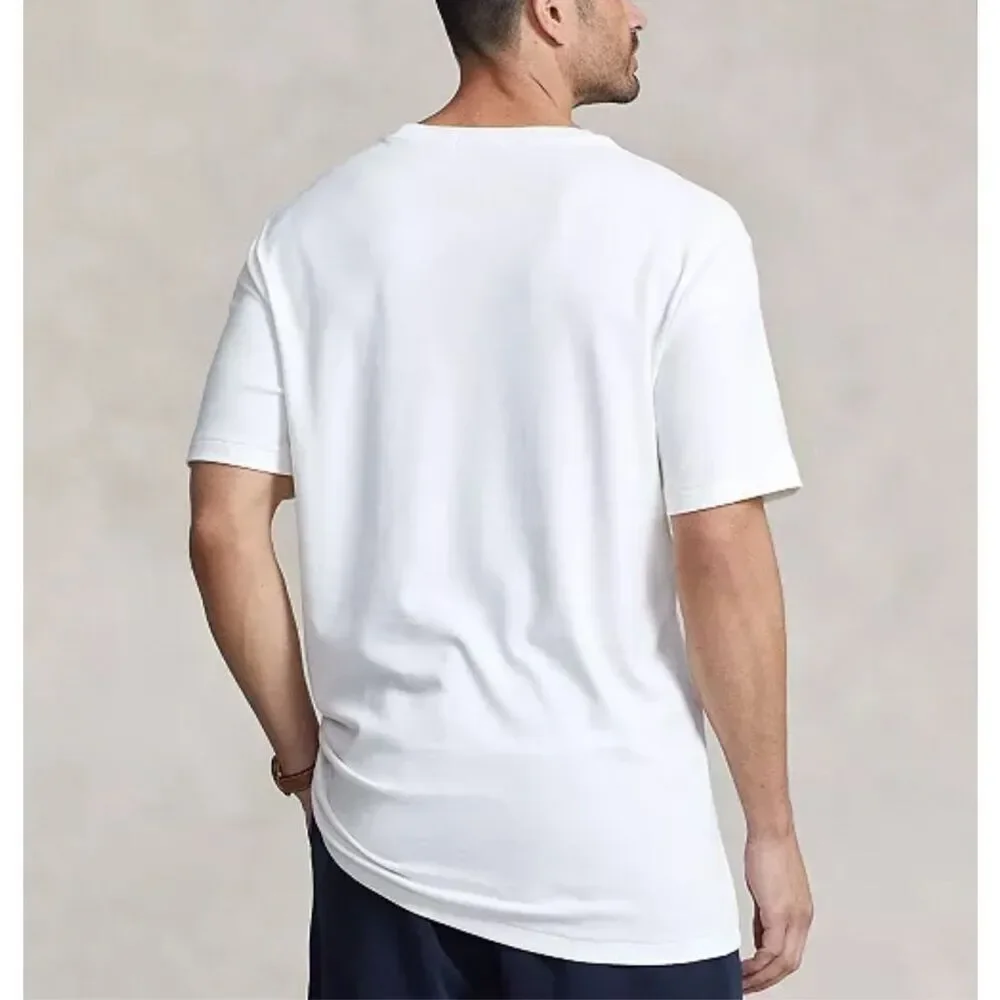 Polo Ralph Lauren NWT Big & Tall Soft Touch T-Shirt White 3X 2 PC BUNDLE